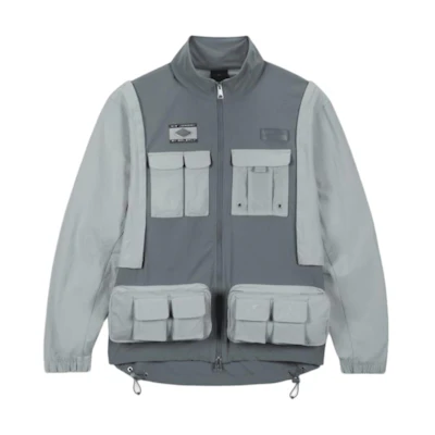 Jordan SoleFly Utility Jacket Multi-Pocket Zip-Up Light Blue ( US Edition) DV7515-077