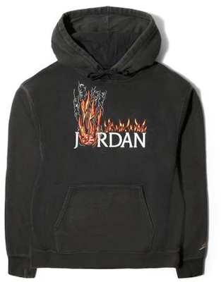 Jordan x Travis Scott Hoodie Hitam Motif Api (Versi AS) CK4042-010 Order Jordan x Travis Scott Hoodie Hitam Motif Api (Versi AS) CK4042-010
