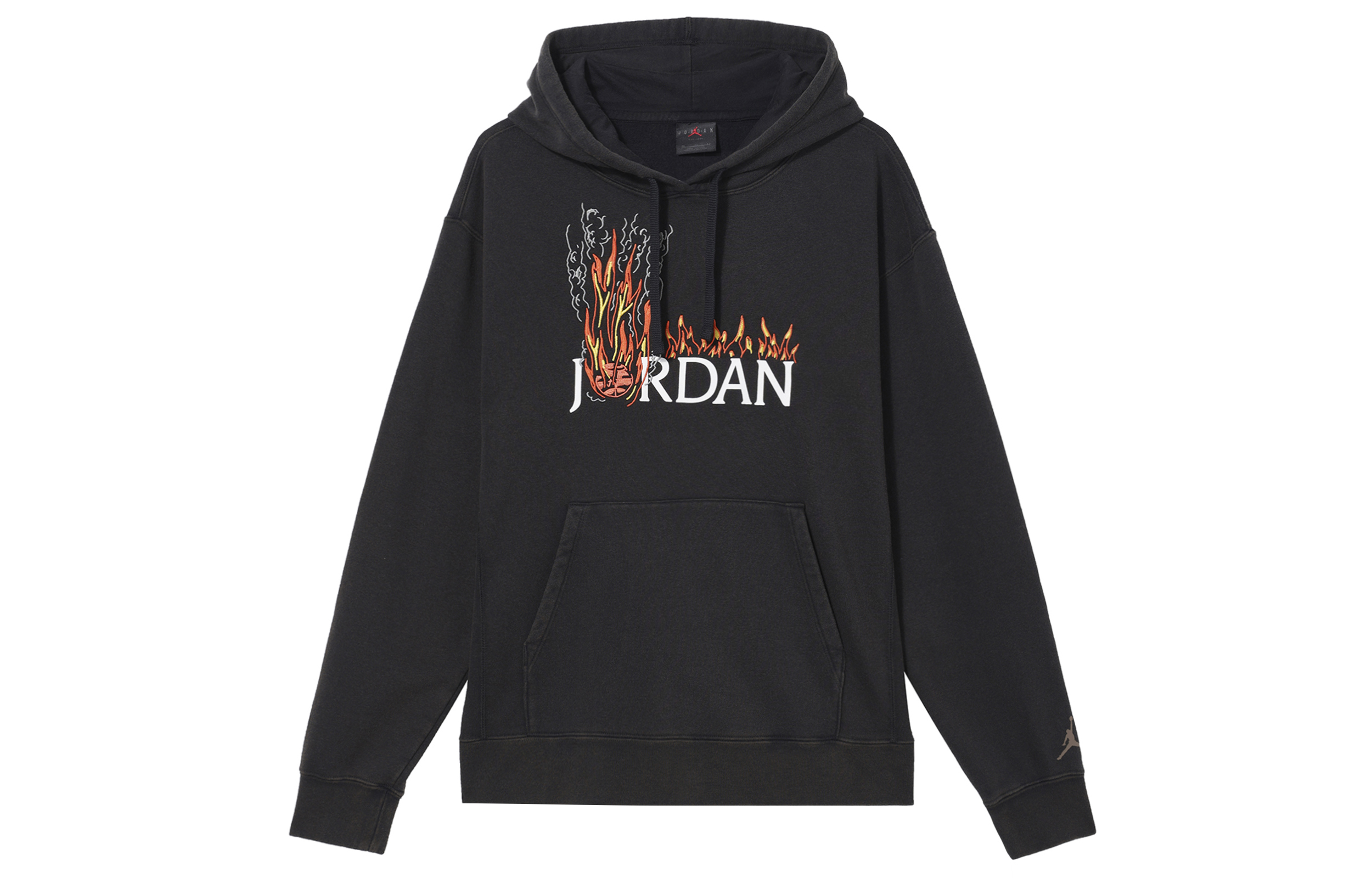 Jordan x Travis Scott Flames College Logo Hoodie Black CK4039-010
