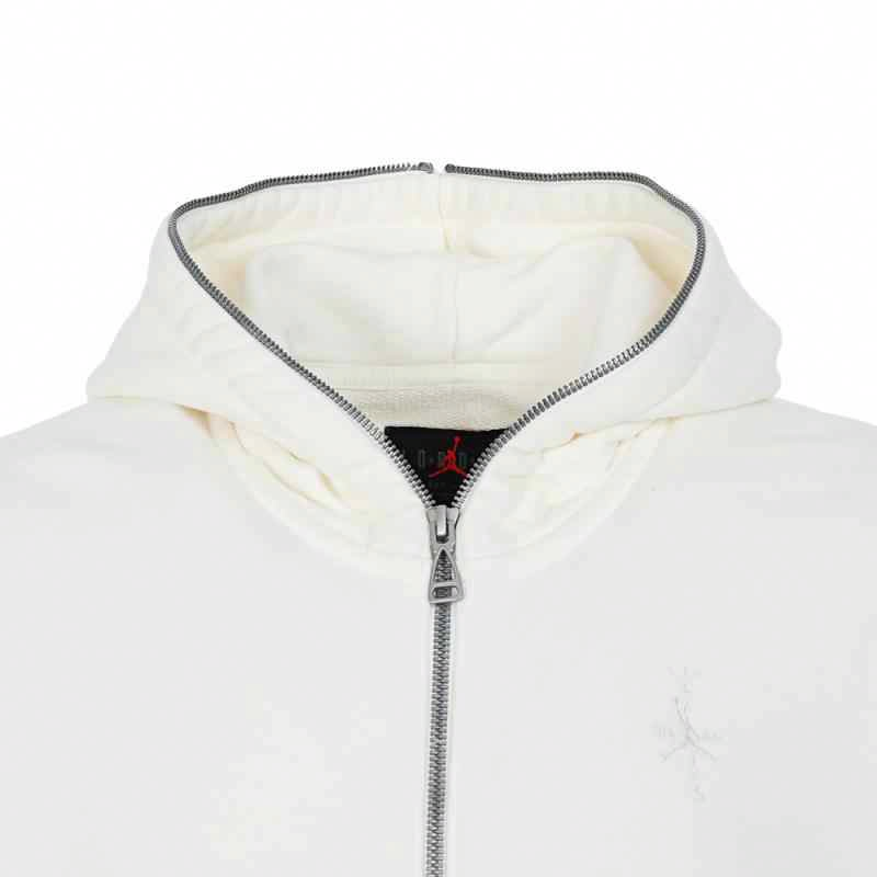 Jordan Travis FW24 White Zip-Up Hoodie Jacket Unisex Fashion DZ5501-133 圖 4