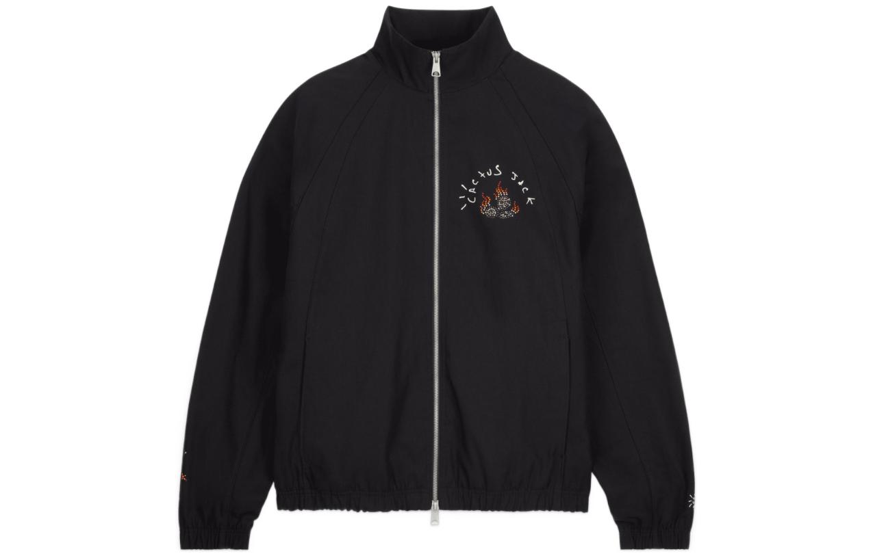 Jordan Travis Letter Print Zip Jacket  Black - US Edition. DO4095-010