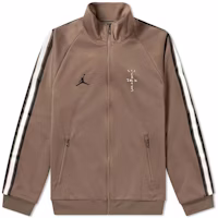 Jordan x Travis Scott Logo Front Track Jacket US Release Brown CK4035-260 Jordan x Travis Scott Logo Front Track Jacket US Release Brown CK4035-260