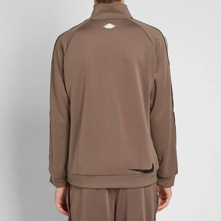 Shop 喬丹 x Travis Scott 棕色美版Logo前置運動外套 CK4035-260