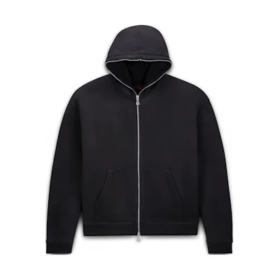 Jordan Travis SS24 Black Hoodie Zip-Up Jacket Unisex Collaboration DZ5500-010
