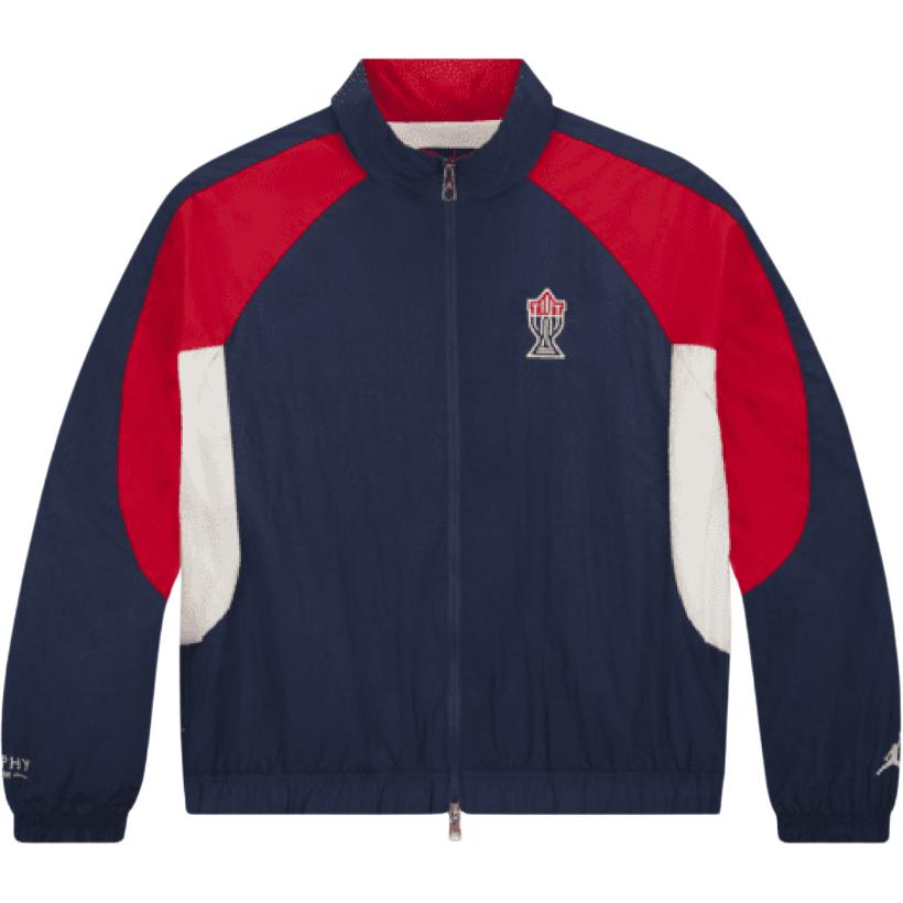Jordan Trophy Room FW22 Retro Patchwork Jacket Unisex Red Blue Colorblock DR2955-410