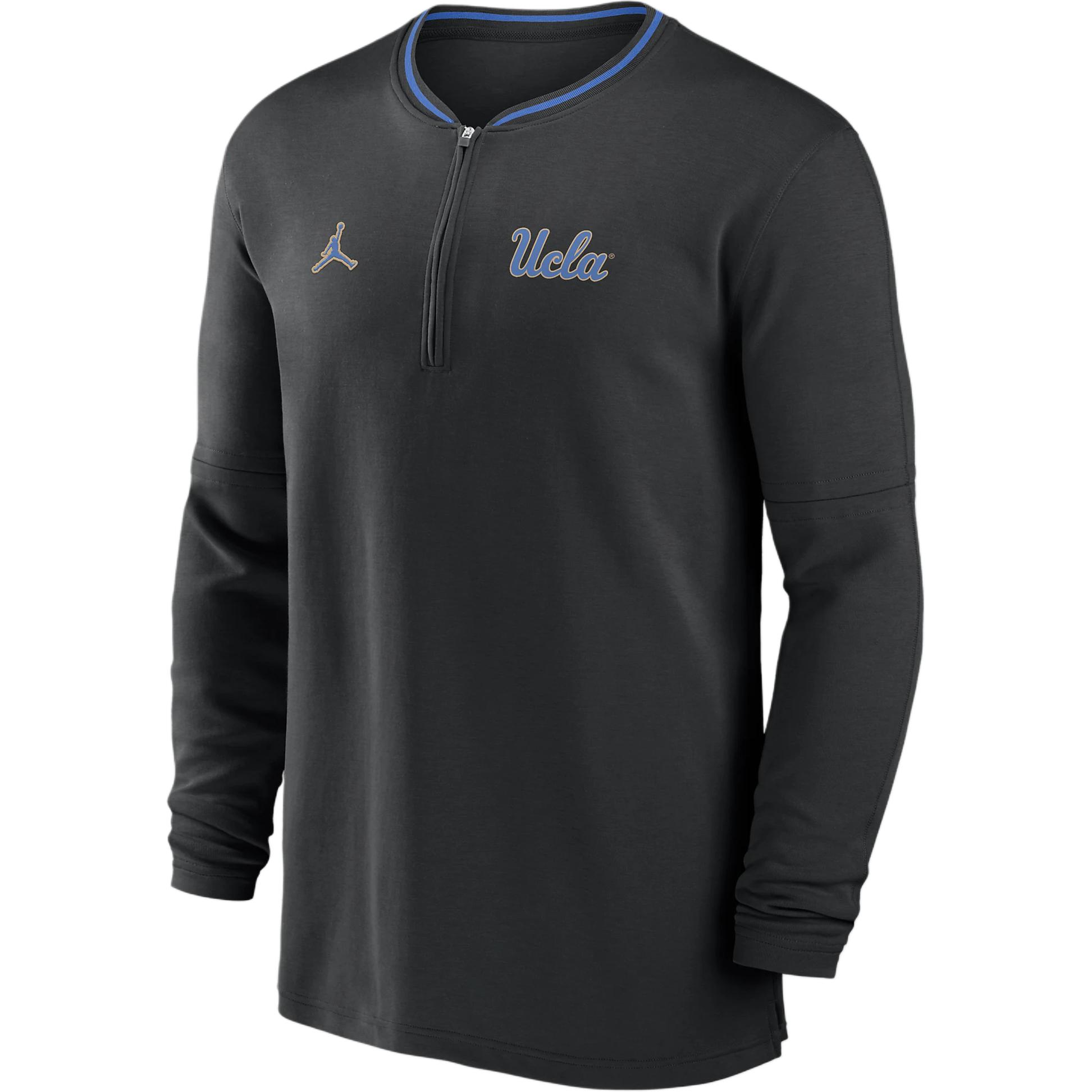 Jordan UCLA Bruins Sideline Coach Black Sweat-Wicking Long Sleeve Hoodie 02F908YSUCL-EK1