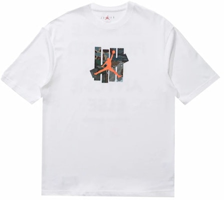 Jordan x UNDEFEATED Strikes Tee 'White' Buy Jordan x UNDEFEATED Strikes Tee 'White'