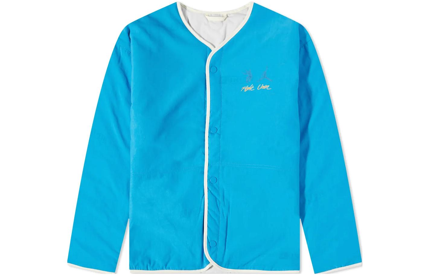 Jordan Union "Future Is Now" Reversible Logo Jacket - Equator Blue/Photon Grey Men DJ9518-482