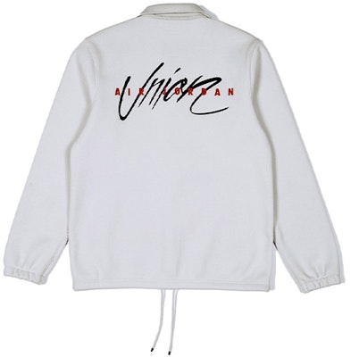 Jordan x Union Coaches Jacket Bone Order Jordan x Union Coaches Jacket Bone