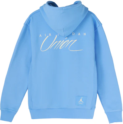 Sudadera Unisex Jordan x Union Colaboración Estampado Alfabeto Azul Cielo DV7335-496 Lookbook Sudadera Unisex Jordan x Union Colaboración Estampado Alfabeto Azul Cielo DV7335-496