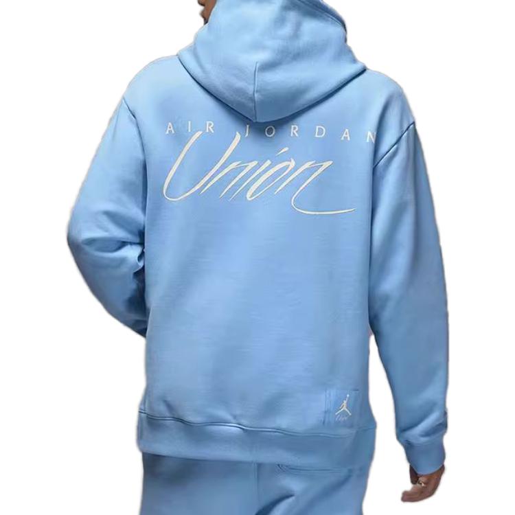 Purchase Sudadera Unisex Jordan x Union Colaboración Estampado Alfabeto Azul Cielo DV7335-496