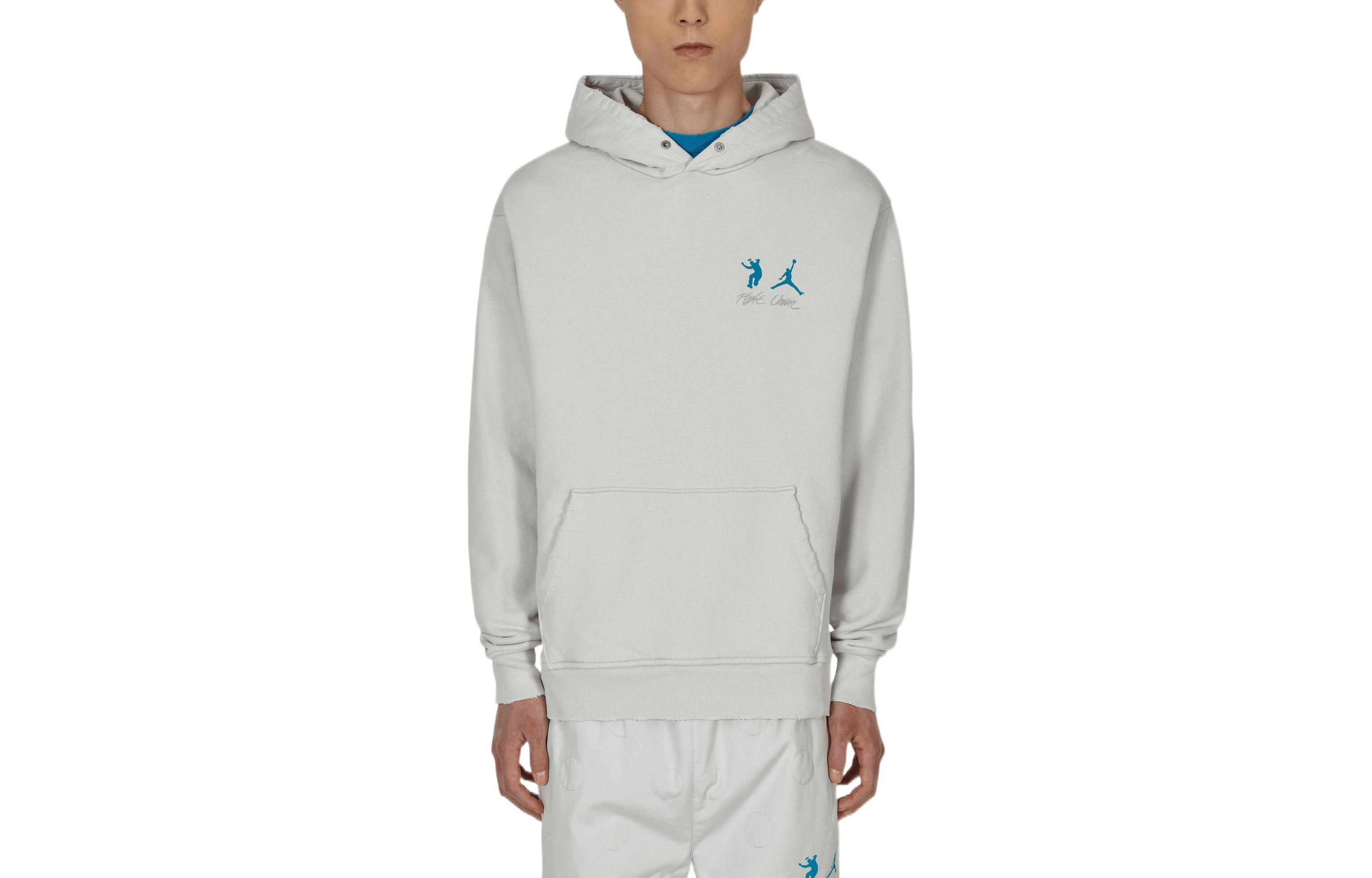 Jordan Union Hoodie Grey (Unisex) - Pullover Design, US Edition DJ9524-025