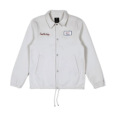 Jordan Union LA Embroidered Logo Coach Jacket Men’s Off-White Asia Edition DB8261-072