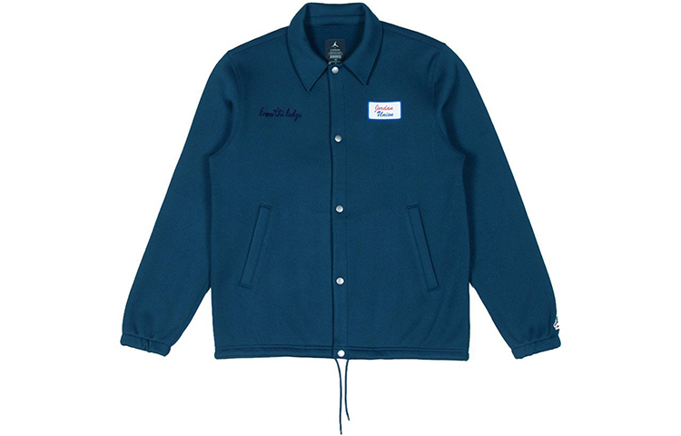 Order Jordan x Union LA 刺繡Logo領口襯衫教練夾克海軍藍 (亞洲) 男款 DB8261-454