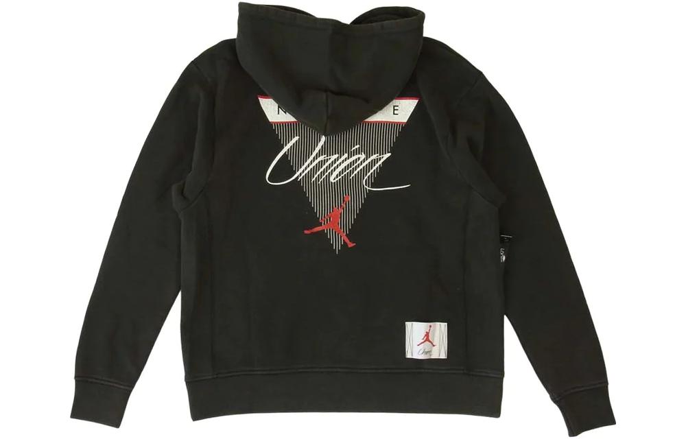 Lookbook Jordan x Union 徽標連帽衫 黑色 AV4991-010