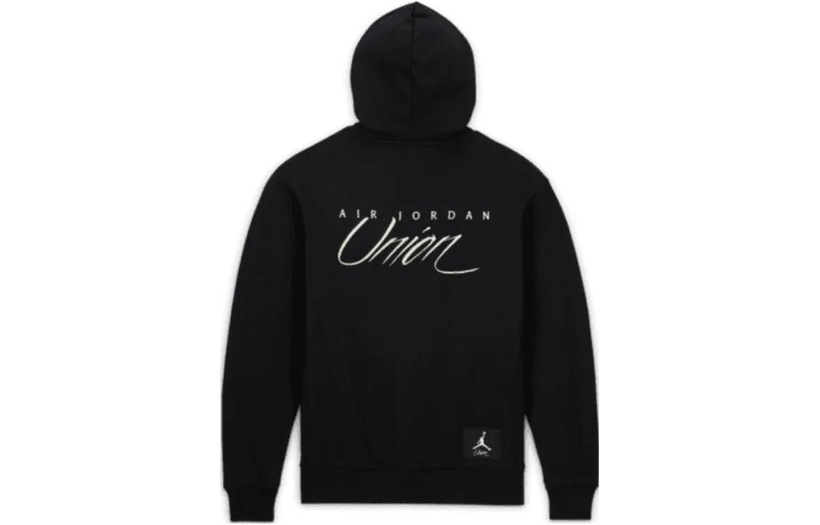 Lookbook Sweater Crewneck Jordan x Union Pullover Hitam Unisex DV7335-010
