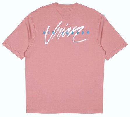 Jordan x Union Reverse Dunk T-Shirt Rust Pink Order Jordan x Union Reverse Dunk T-Shirt Rust Pink