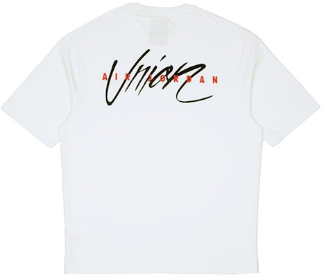 Jordan x Union Reverse Dunk T-Shirt White Order Jordan x Union Reverse Dunk T-Shirt White