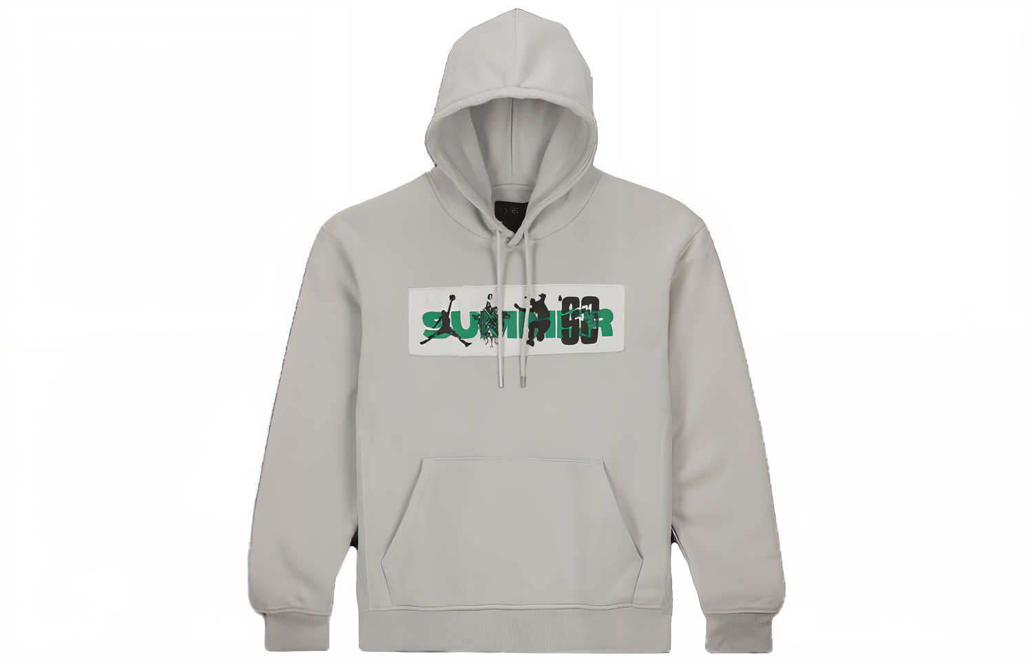 Jordan UNION SS23 Vintage Fleece Basketball Print Hoodie Grey ( Asia Edition) FD4245-097