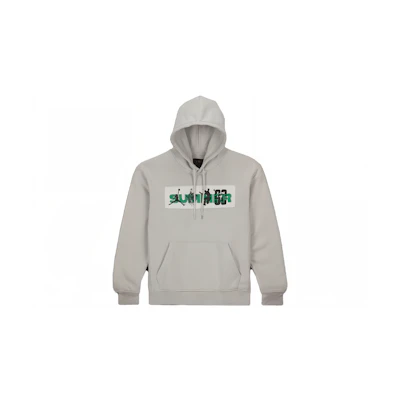 Jordan UNION SS23 Vintage Fleece Basketball Print Hoodie Grey ( Asia Edition) FD4245-097