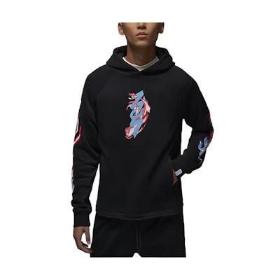 Jordan Zion Graphic Print Hoodie Black FN5342-010