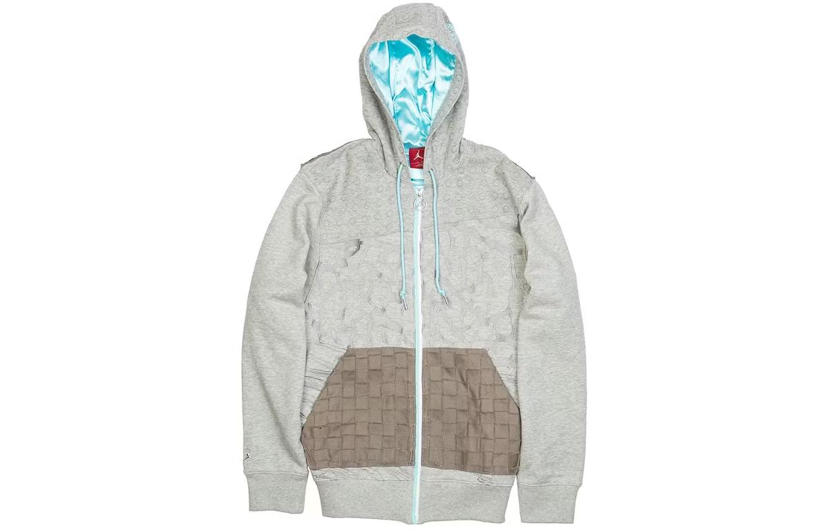 Jordan Zipper Hoodie Jacket Unisex Gray 264678-050