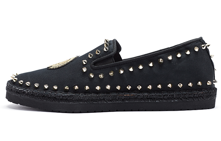 Joy&Mario Casual Breathable Black Slip-On Shoes 57307M Deep Black Color