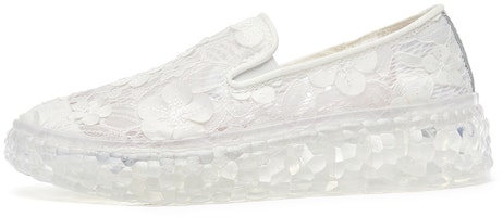 Joy&Mario Loafer 'Hollow Casual Crystal Sole - Cream' 1H6098W Joy&Mario Loafer 'Hollow Casual Crystal Sole - Cream' 1H6098W