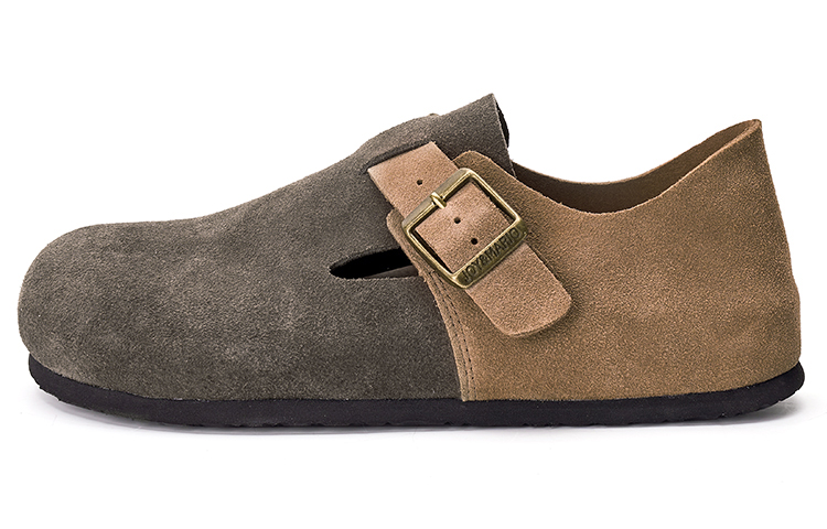 Joy&Mario Retro Slip-On Colorblock Soft Sole Casual Loafers 4G7193W