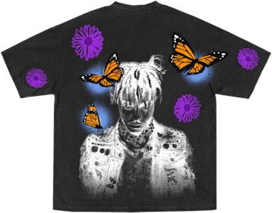 Kaos Juice Wrld Butterfly Hitam Buy Kaos Juice Wrld Butterfly Hitam