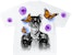Juice Wrld Butterfly Tee White