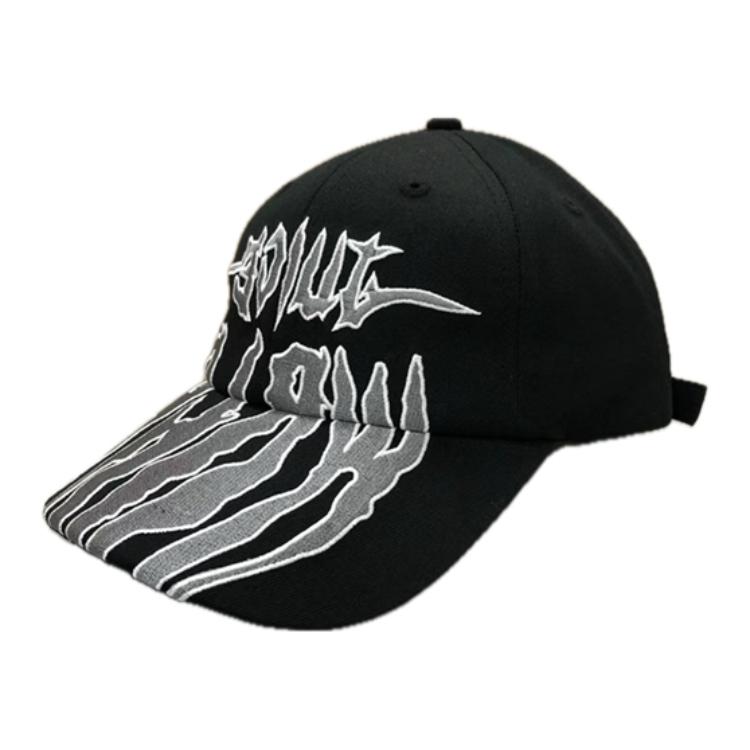 Juice Wrld Embroidered Logo Cap - Unisex Couple Style Black Baseball Hat J241036