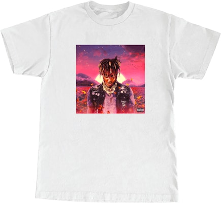 Juice Wrld Legends Never Die Album Tee White Buy Juice Wrld Legends Never Die Album Tee White