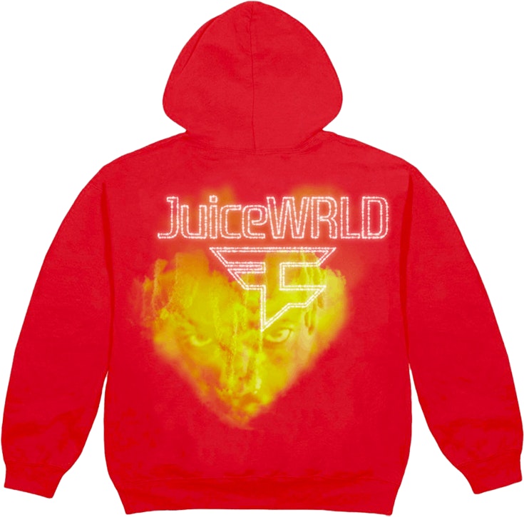 juice-wrld-x-faze-clan-clouds-hoodie-red