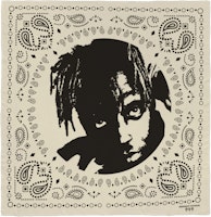 Juice Wrld x Midnight Studios Silhouette Bandana Cream Juice Wrld x Midnight Studios Silhouette Bandana Cream