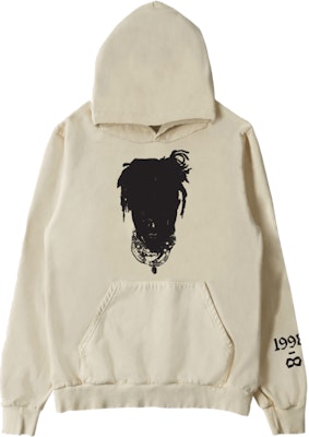 Juice Wrld x Midnight Studios Silhouette Hoodie Cream Buy Juice Wrld x Midnight Studios Silhouette Hoodie Cream
