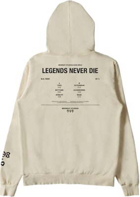 Juice Wrld x Midnight Studios Silhouette Hoodie Cream Order Juice Wrld x Midnight Studios Silhouette Hoodie Cream