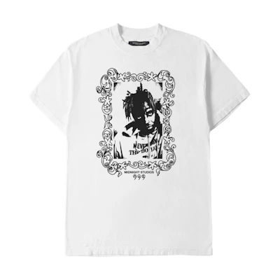 Juice Wrld Midnight Studios Silhouette Tee White