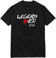 Juice Wrld X Revenge Legends Never Die Tee Black Juice Wrld X Revenge Legends Never Die Tee Black