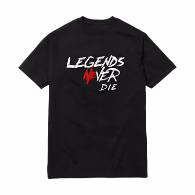 Juice Wrld X Revenge Legends Never Die Tee Black