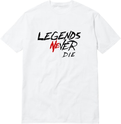 Juice Wrld X Revenge Legends Never Die Tee White Buy Juice Wrld X Revenge Legends Never Die Tee White