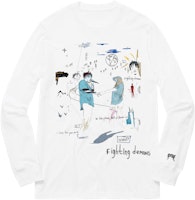 Juice Wrld X Revenge Party Never Ends Longsleeve White Juice Wrld X Revenge Party Never Ends Longsleeve White