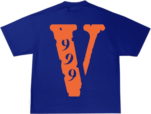 Juice Wrld x Vlone 999 Tee Blue Buy Juice Wrld x Vlone 999 Tee Blue