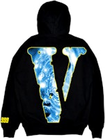 Juice Wrld x Vlone Cosmic Hoodie Black Juice Wrld x Vlone Cosmic Hoodie Black