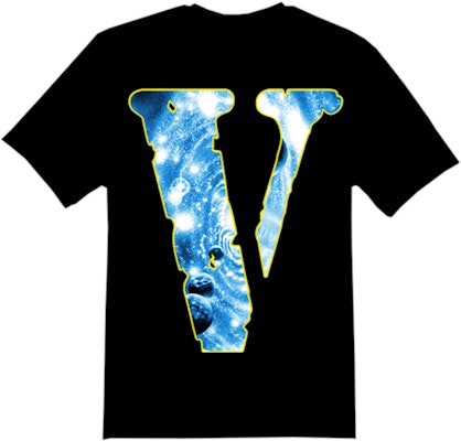 Juice Wrld x Vlone Cosmic Racer T-Shirt Black Buy Juice Wrld x Vlone Cosmic Racer T-Shirt Black