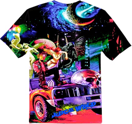 Juice Wrld x Vlone Cosmic T-Shirt Black Order Juice Wrld x Vlone Cosmic T-Shirt Black
