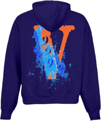 Juice Wrld x Vlone Hoodie Purple Buy Juice Wrld x Vlone Hoodie Purple
