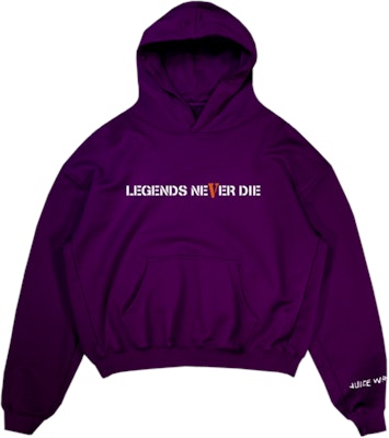 Juice Wrld x Vlone Legends Never Die Hoodie Purple Order Juice Wrld x Vlone Legends Never Die Hoodie Purple