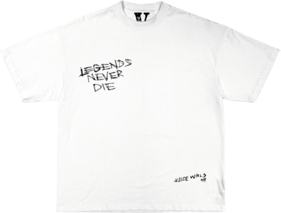 Kaos Juice Wrld x Vlone Legends Never Die - Putih Order Kaos Juice Wrld x Vlone Legends Never Die - Putih