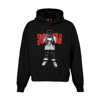 Juice Wrld Vlone Man of the Year Hoodie Black